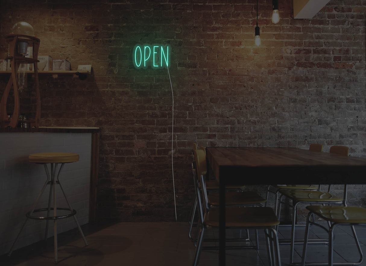 Simple Open LED Neon Sign