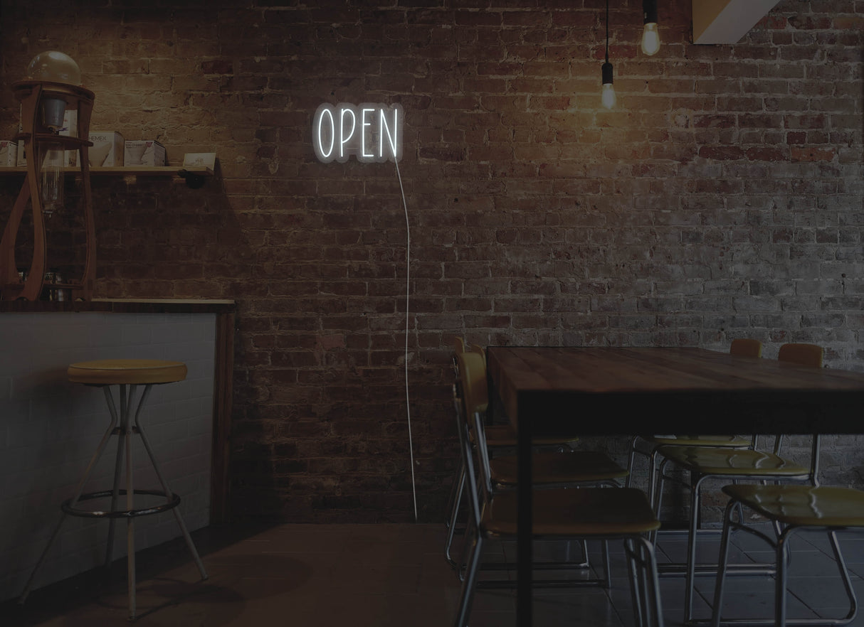 Simple Open LED Neon Sign