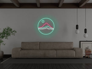 Mountains LED Neon Sign