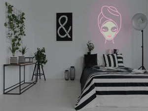 Spa Lady LED Neon Sign