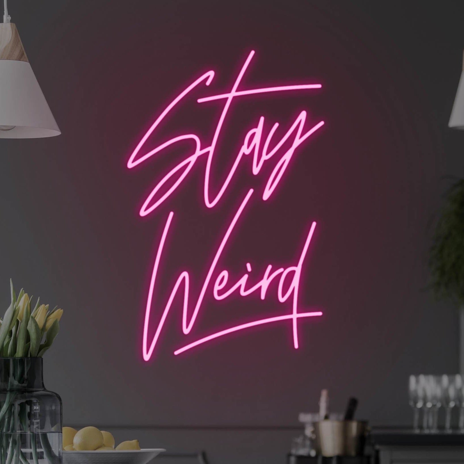 Stay Weird LED Neon Sign – Neon Mfg.