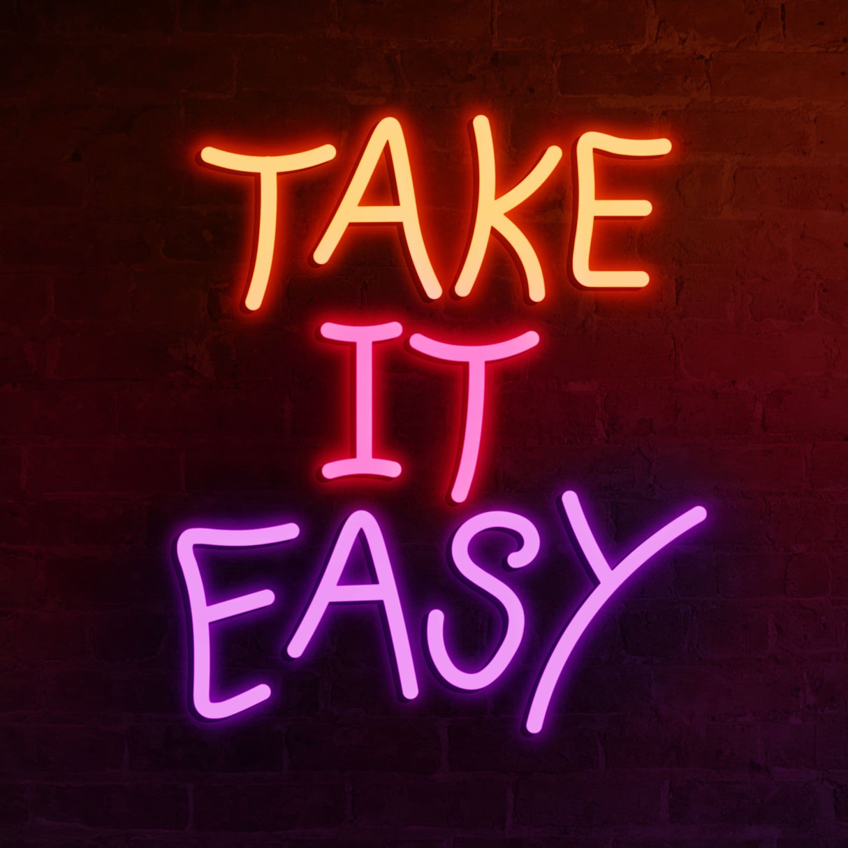 Take It Easy LED Neon Sign