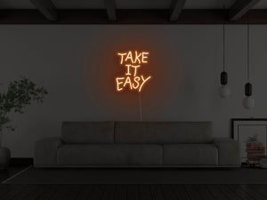 Take It Easy LED Neon Sign