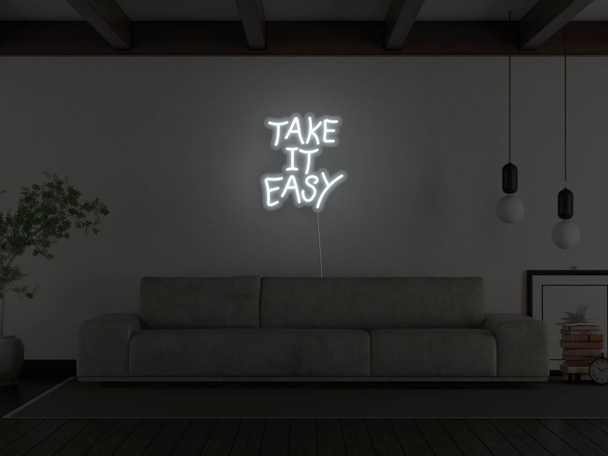 Take It Easy LED Neon Sign