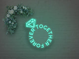 Together Forever Ring LED Neon Sign