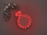 Together Forever Ring LED Neon Sign