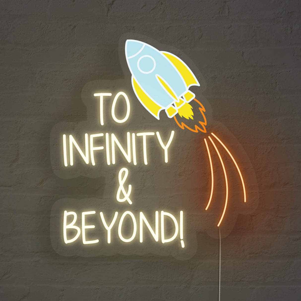 To Infinity And Beyond LED Neon Sign