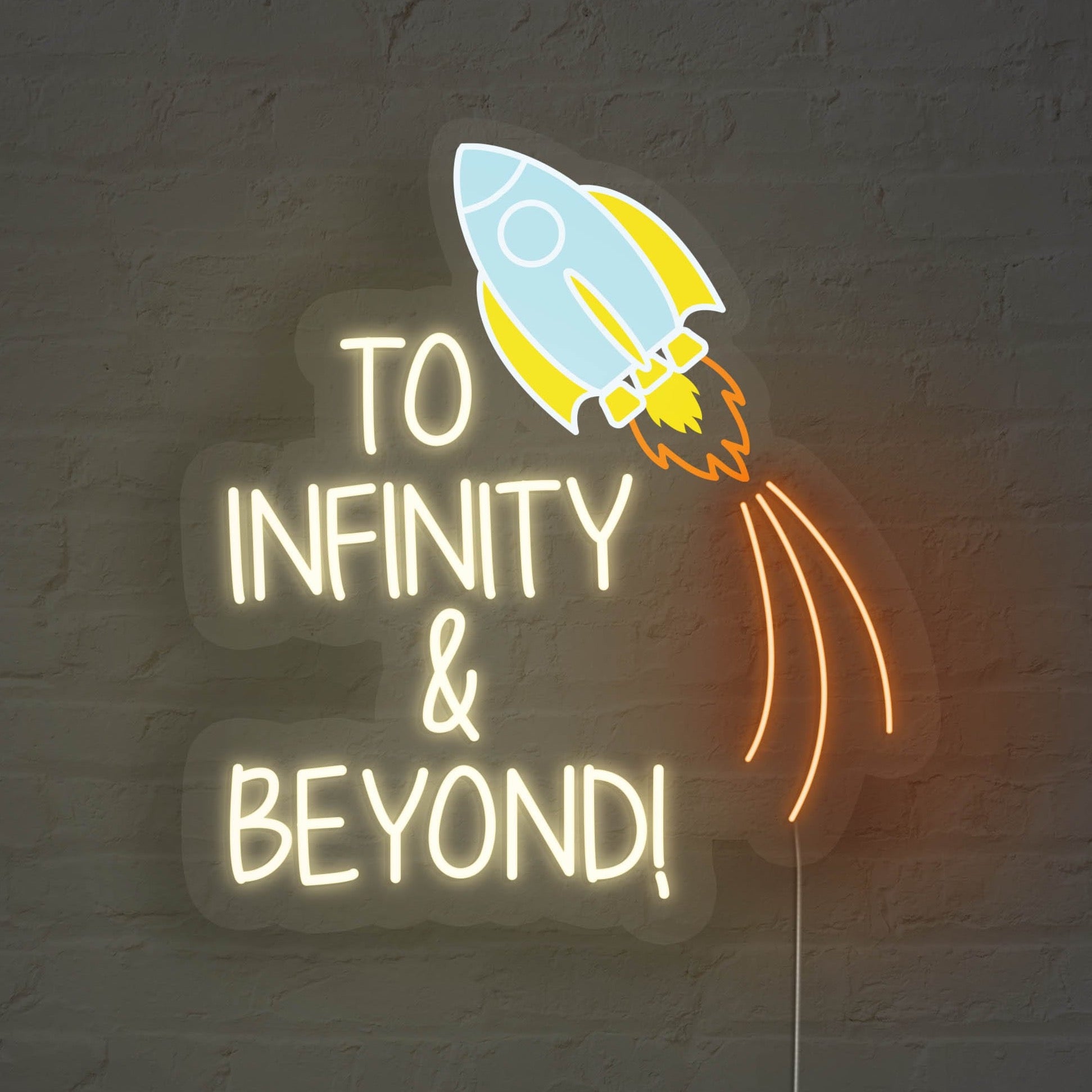 To Infinity And Beyond LED Neon Sign