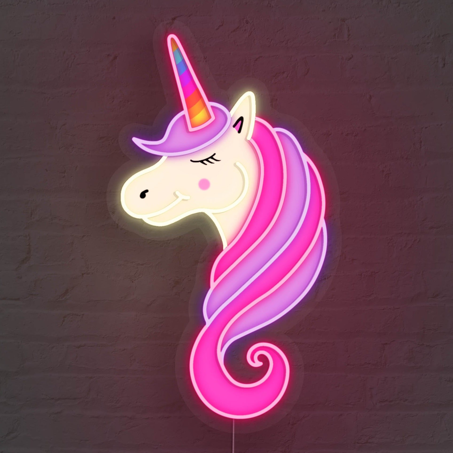 Pretty Unicorn LED Neon Sign
