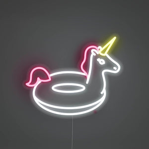 Unicorn Pool Floaty LED Neon Sign