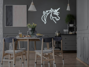 Unicorn Glass Neon Sign