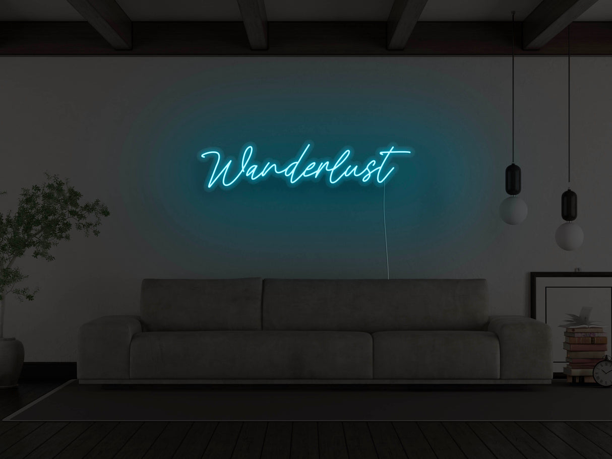 Wanderlust LED Neon Sign