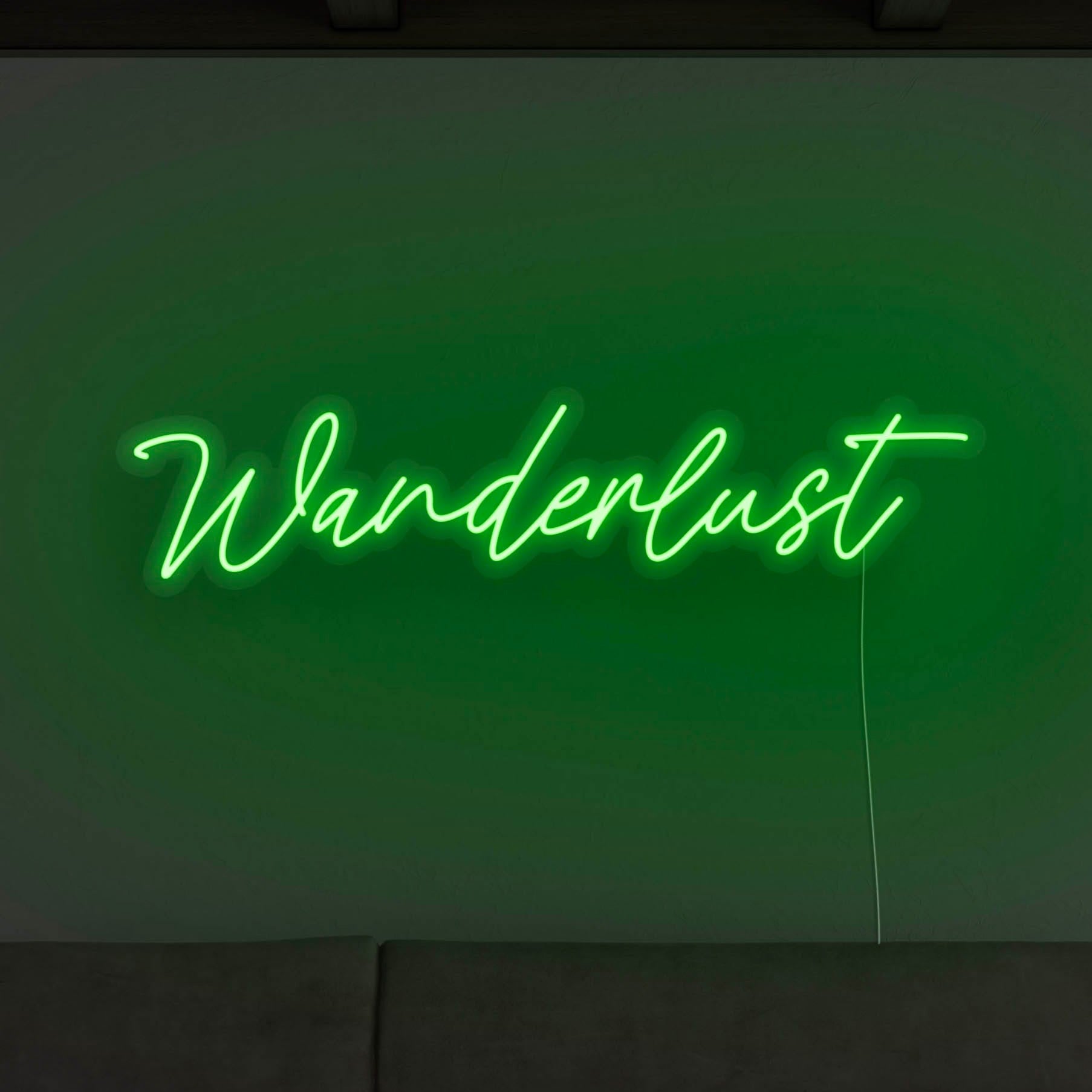 Wanderlust LED Neon Sign