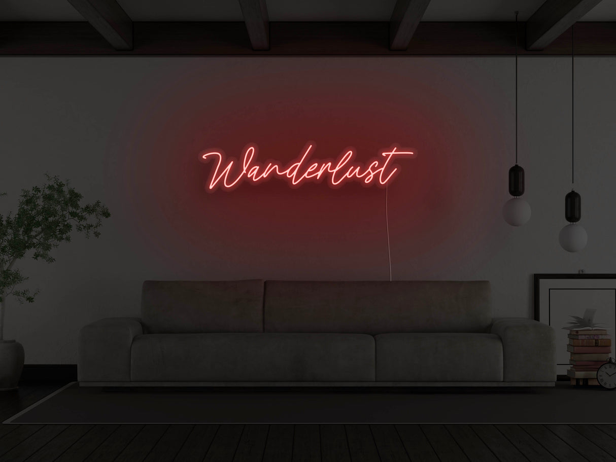 Wanderlust LED Neon Sign