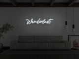 Wanderlust LED Neon Sign