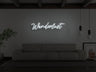 Wanderlust LED Neon Sign