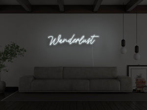 Wanderlust LED Neon Sign