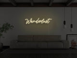 Wanderlust LED Neon Sign