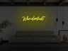 Wanderlust LED Neon Sign