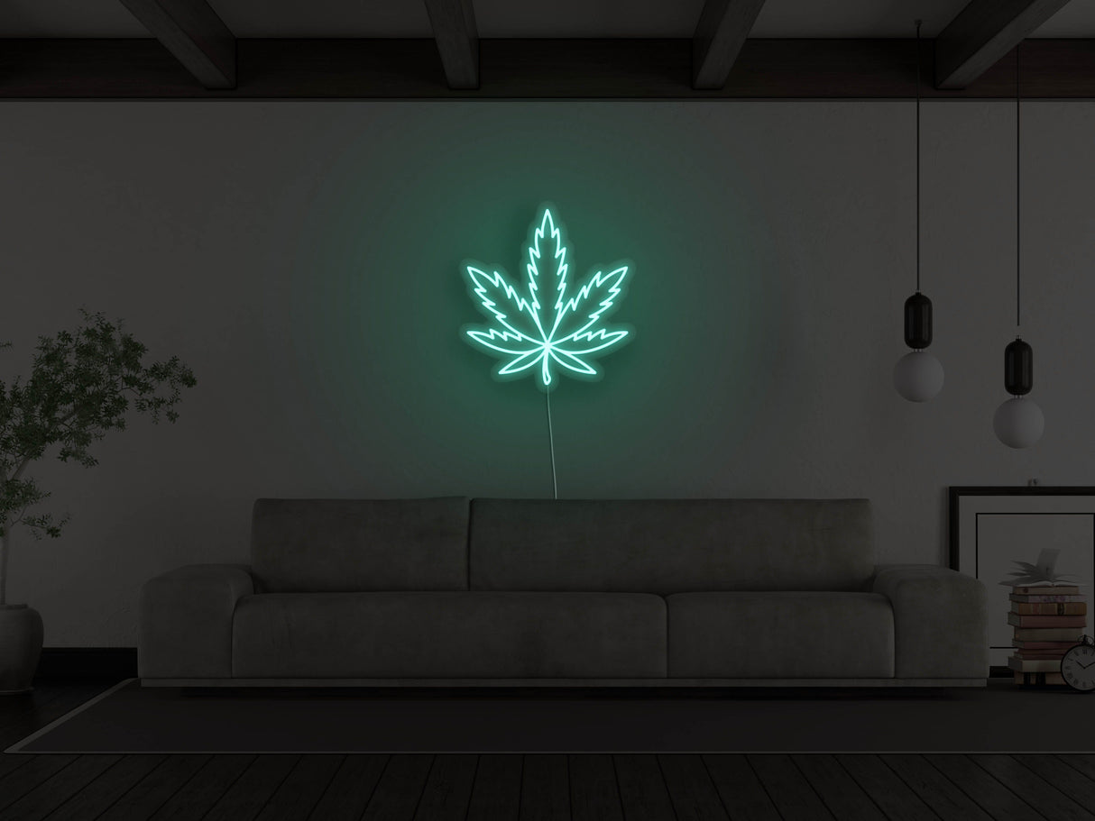 Pot Leaf LED Neon Sign