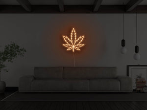 Pot Leaf LED Neon Sign