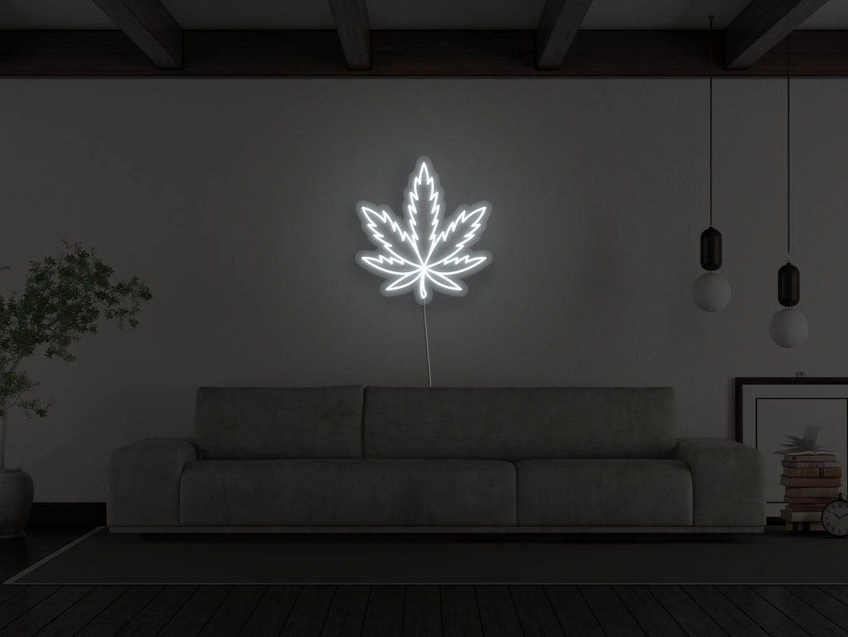 Pot Leaf LED Neon Sign