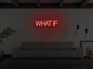 What If LED Neon Sign