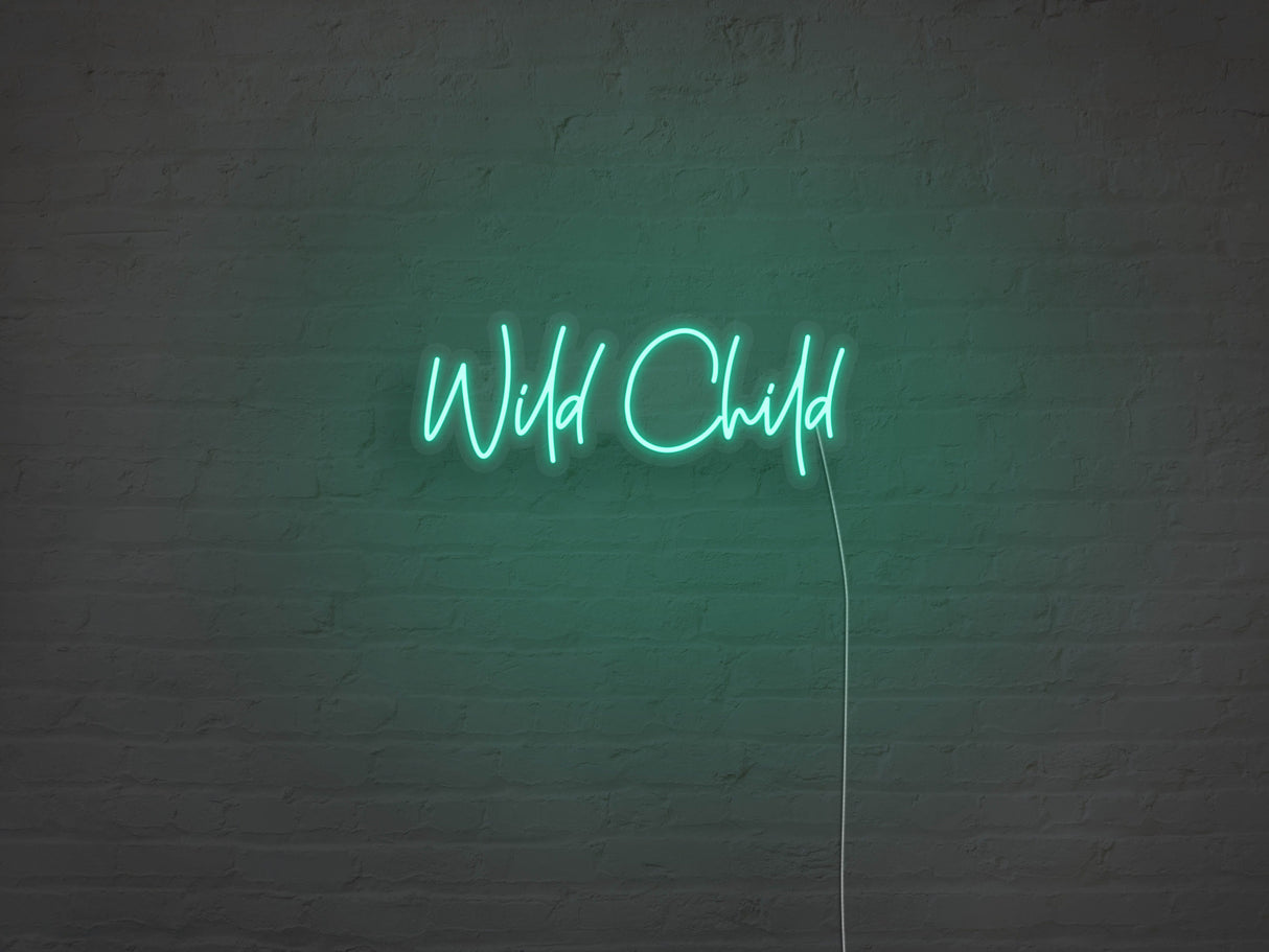 Wild Child LED Neon Sign