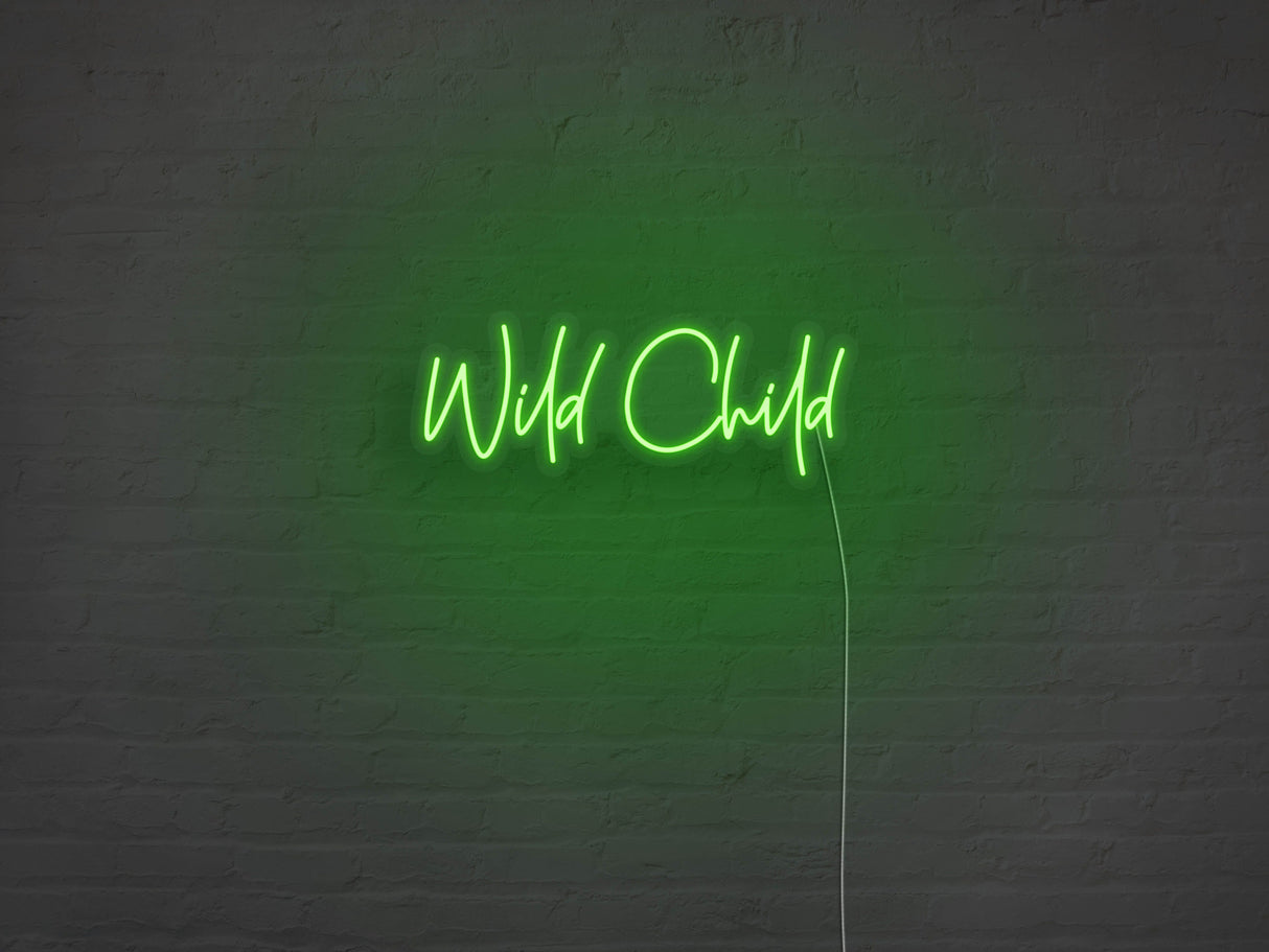 Wild Child LED Neon Sign