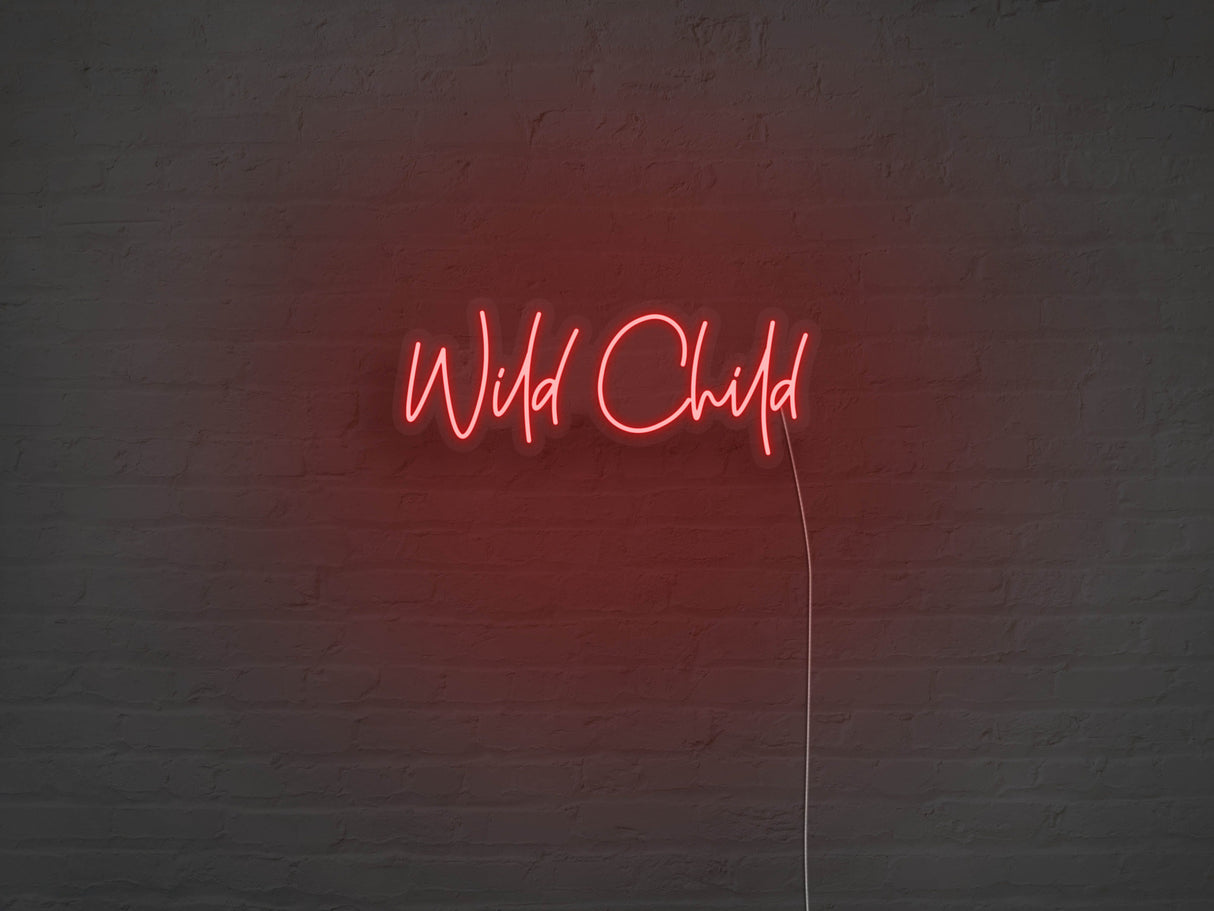 Wild Child LED Neon Sign