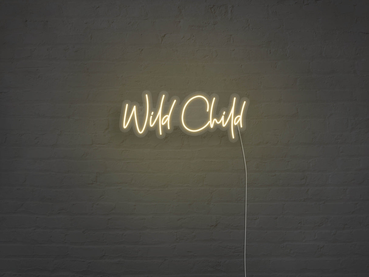 Wild Child LED Neon Sign