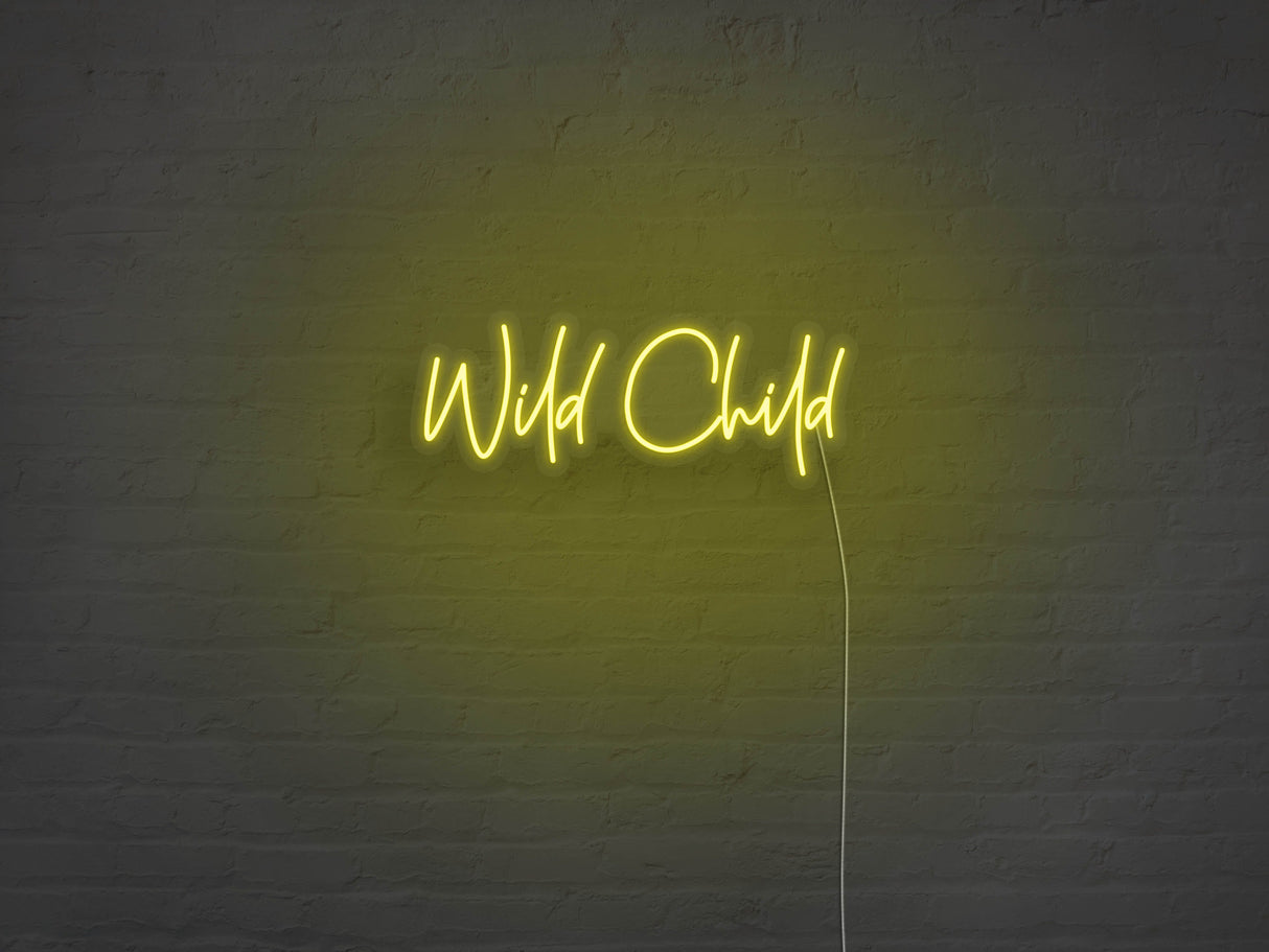 Wild Child LED Neon Sign