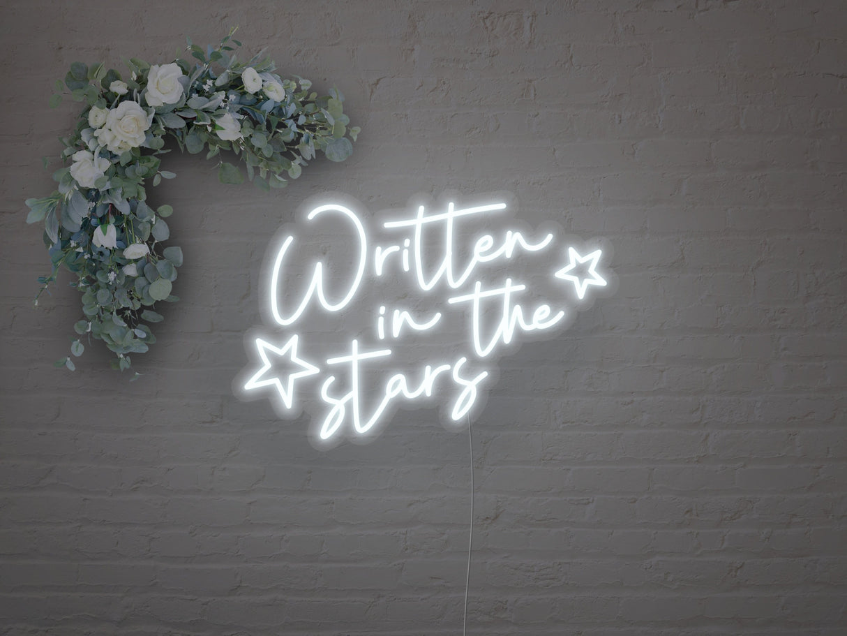 Written In The Stars LED Neon Sign