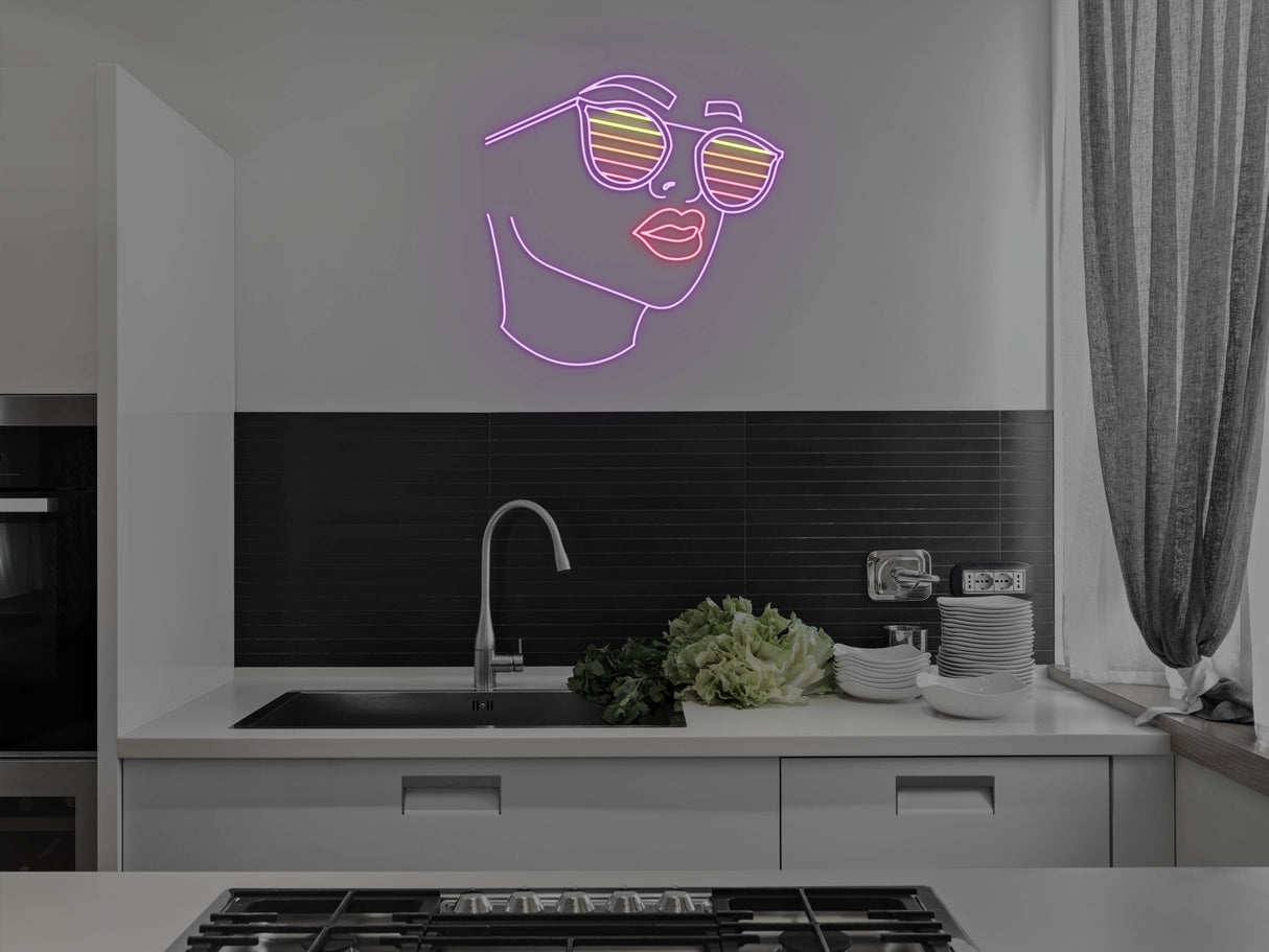 Future Too Bright LED Neon Sign