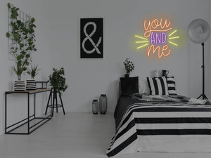 You And Me LED Neon Sign