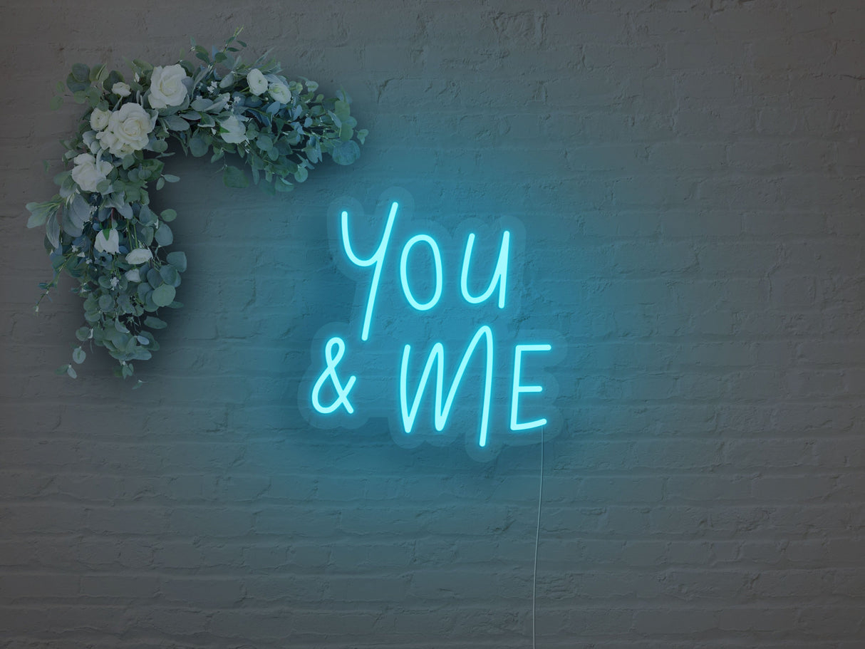 You & Me LED Neon Sign