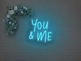 You & Me LED Neon Sign