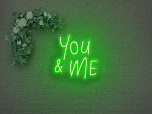 You & Me LED Neon Sign