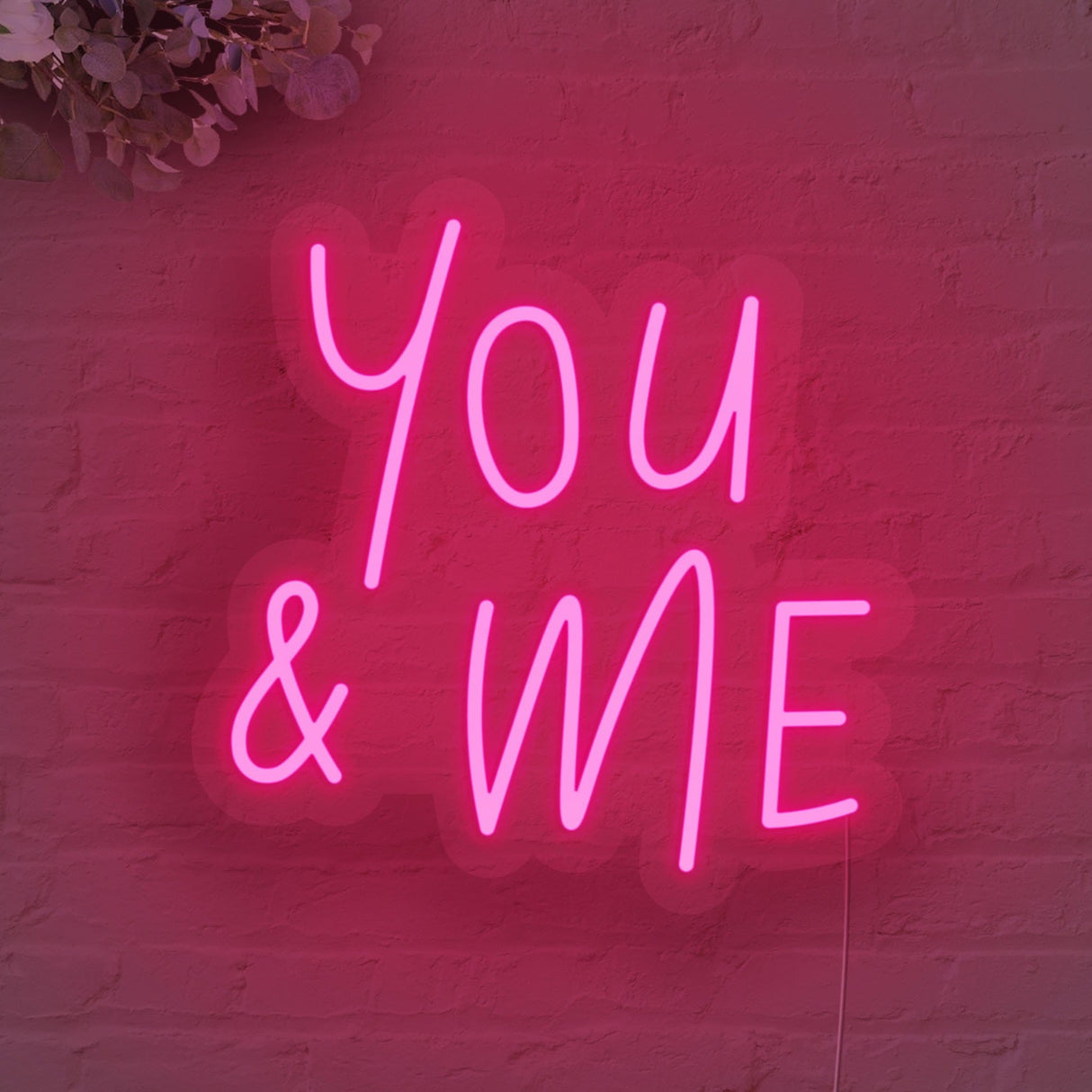 You & Me LED Neon Sign