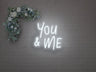 You & Me LED Neon Sign