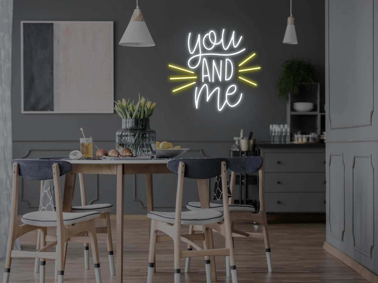 You And Me LED Neon Sign