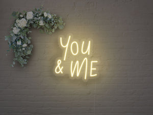 You & Me LED Neon Sign
