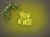 You & Me LED Neon Sign